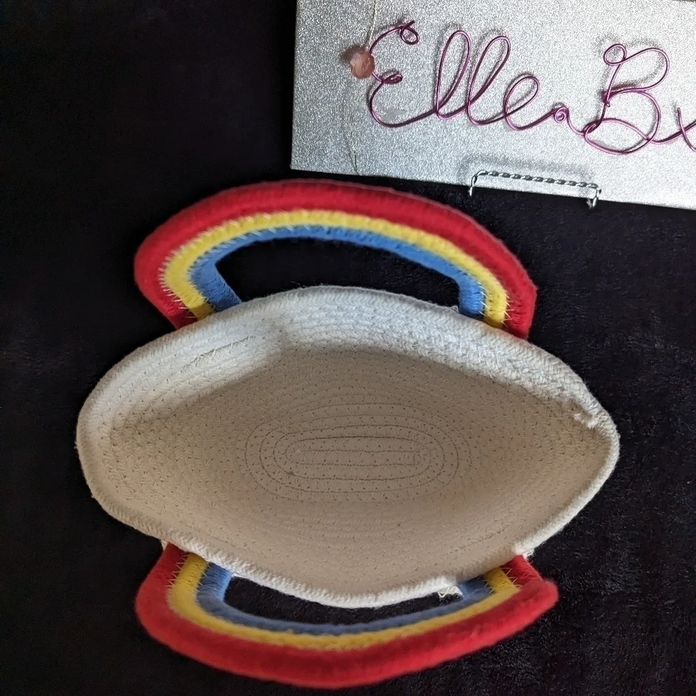 Rainbow Hand Bag / Basket
